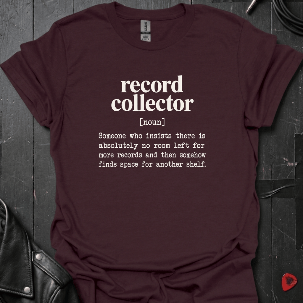 Record Collector Definition T-Shirt - Dark Chocolate - T-Shirt