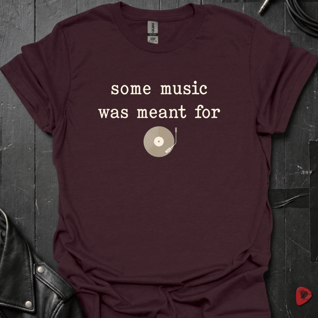 Meant For Vinyl T-Shirt - Dark Chocolate - T-Shirt