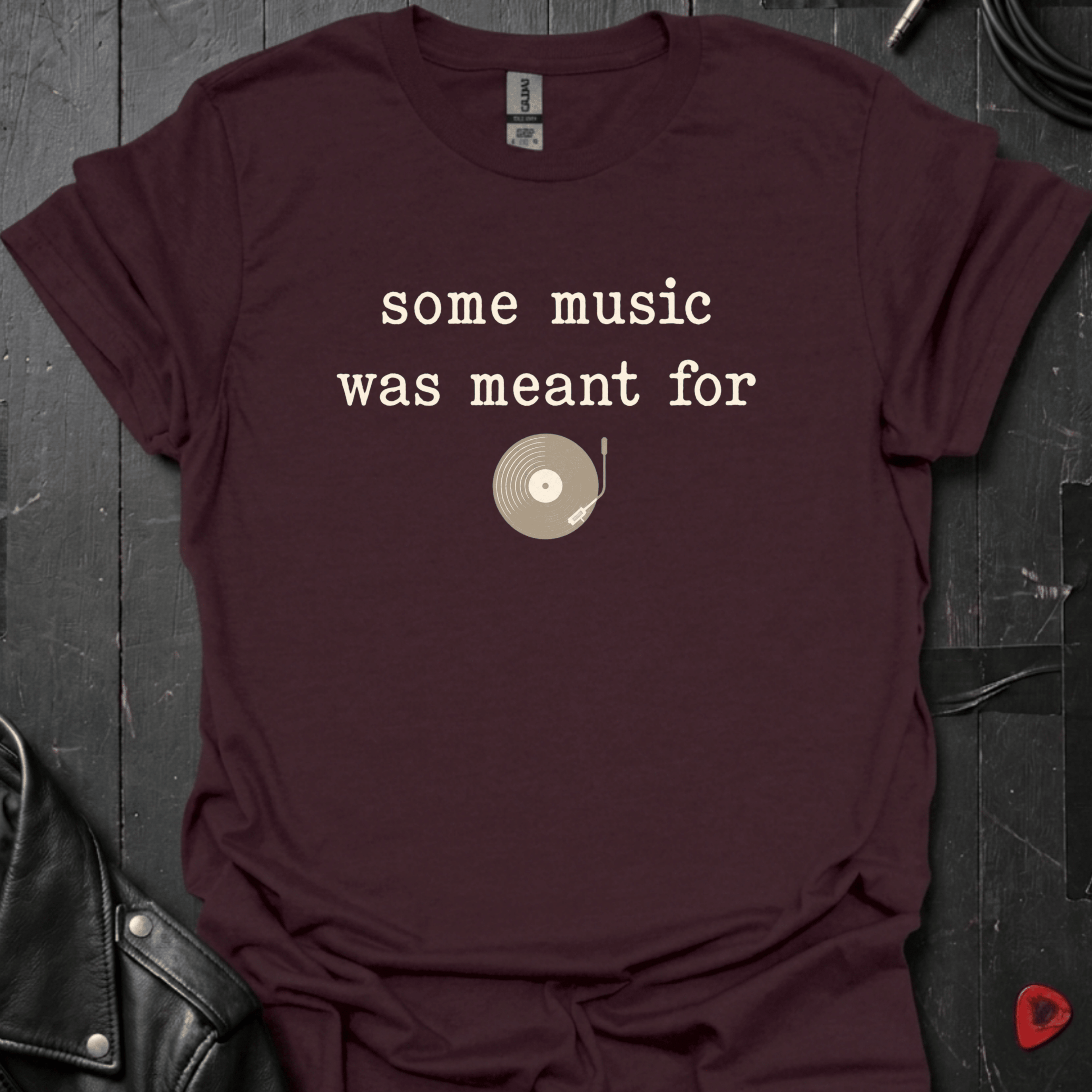 Meant For Vinyl T-Shirt - Dark Chocolate - T-Shirt