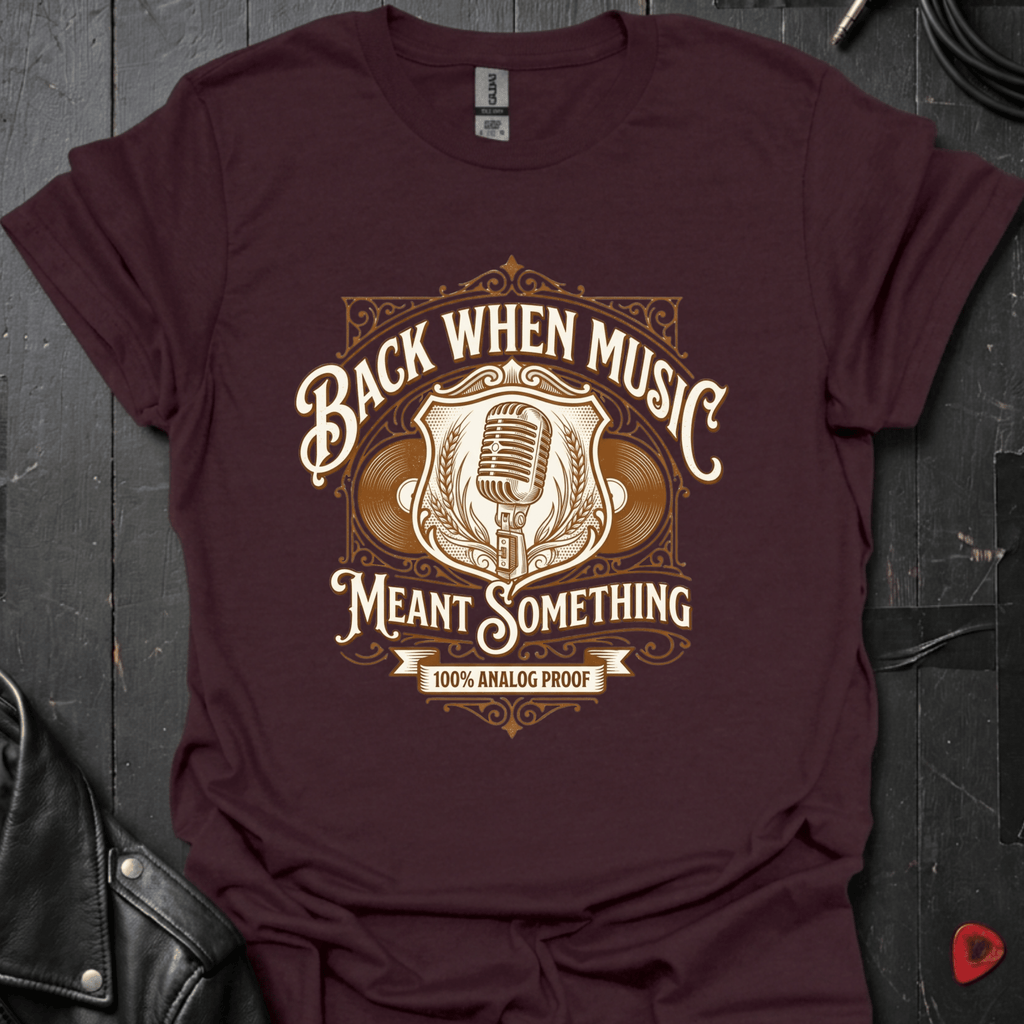 Music Meant Something T-Shirt - Dark Chocolate - T-Shirt