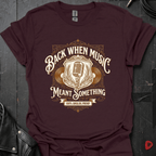 Music Meant Something T-Shirt - Dark Chocolate - T-Shirt