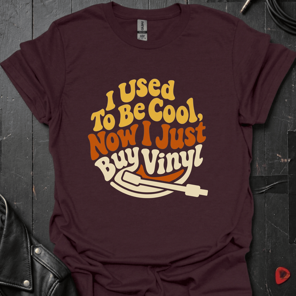 I Just Buy Vinyl T-Shirt - Dark Chocolate - T-Shirt