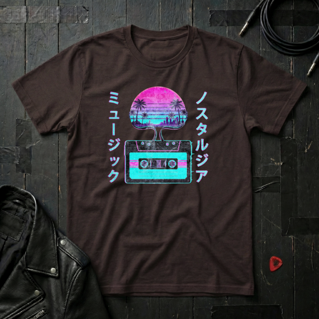 Neon Nostalgia Vaporwave T-Shirt