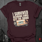 I Survived Recording Songs T-Shirt - Dark Chocolate - T-Shirt