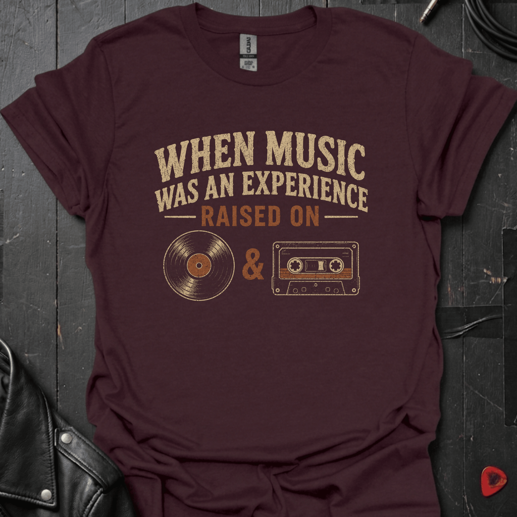 Music Was An Experience T-Shirt - Dark Chocolate - T-Shirt