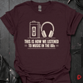 80's Listening Experience T-Shirt - Dark Chocolate - T-Shirt
