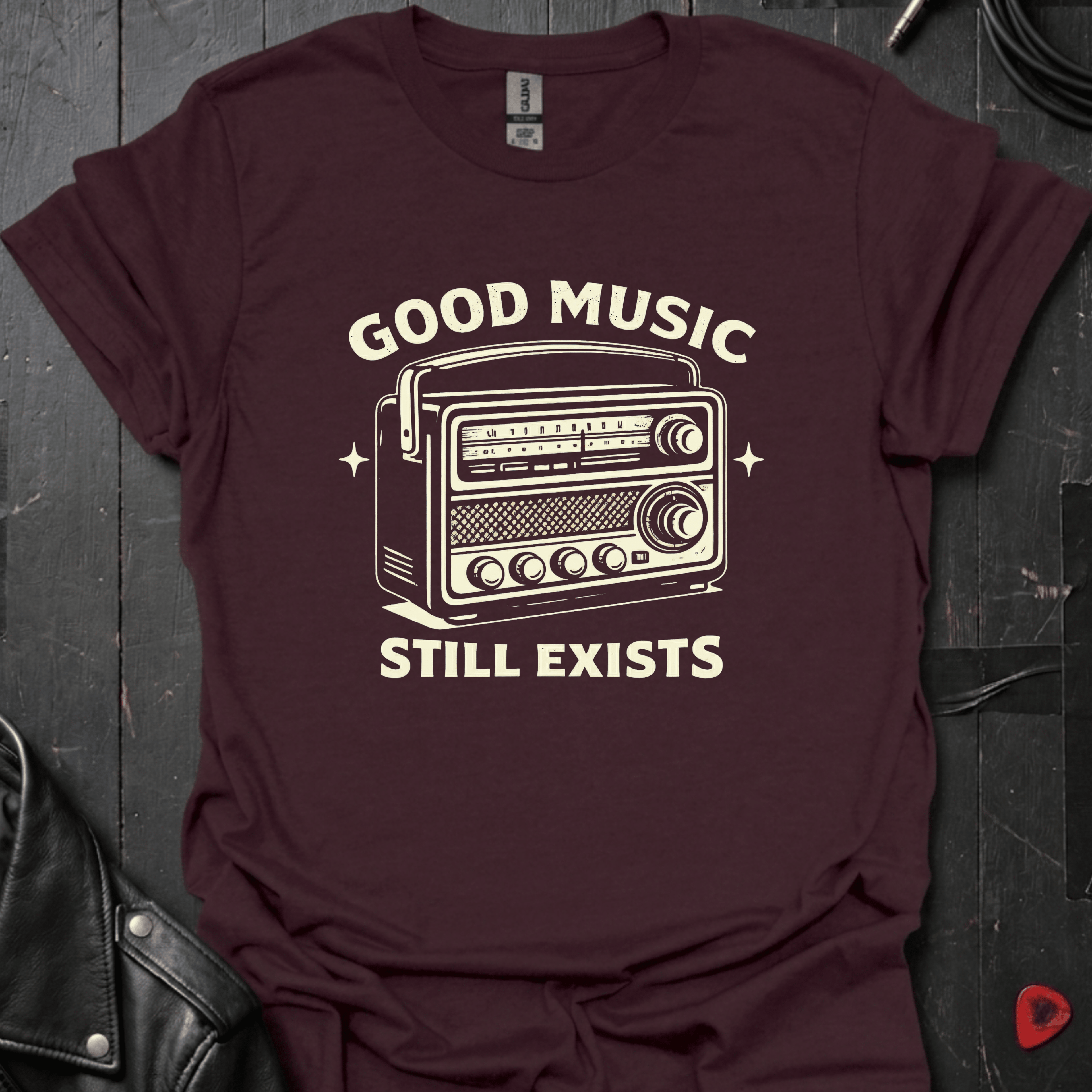 Good Music Still Exists T-Shirt - Dark Chocolate - T-Shirt