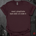 Real Playlists T-Shirt - Dark Chocolate - T-Shirt