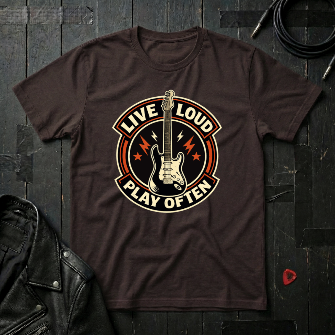 Live Loud Play Often T-Shirt