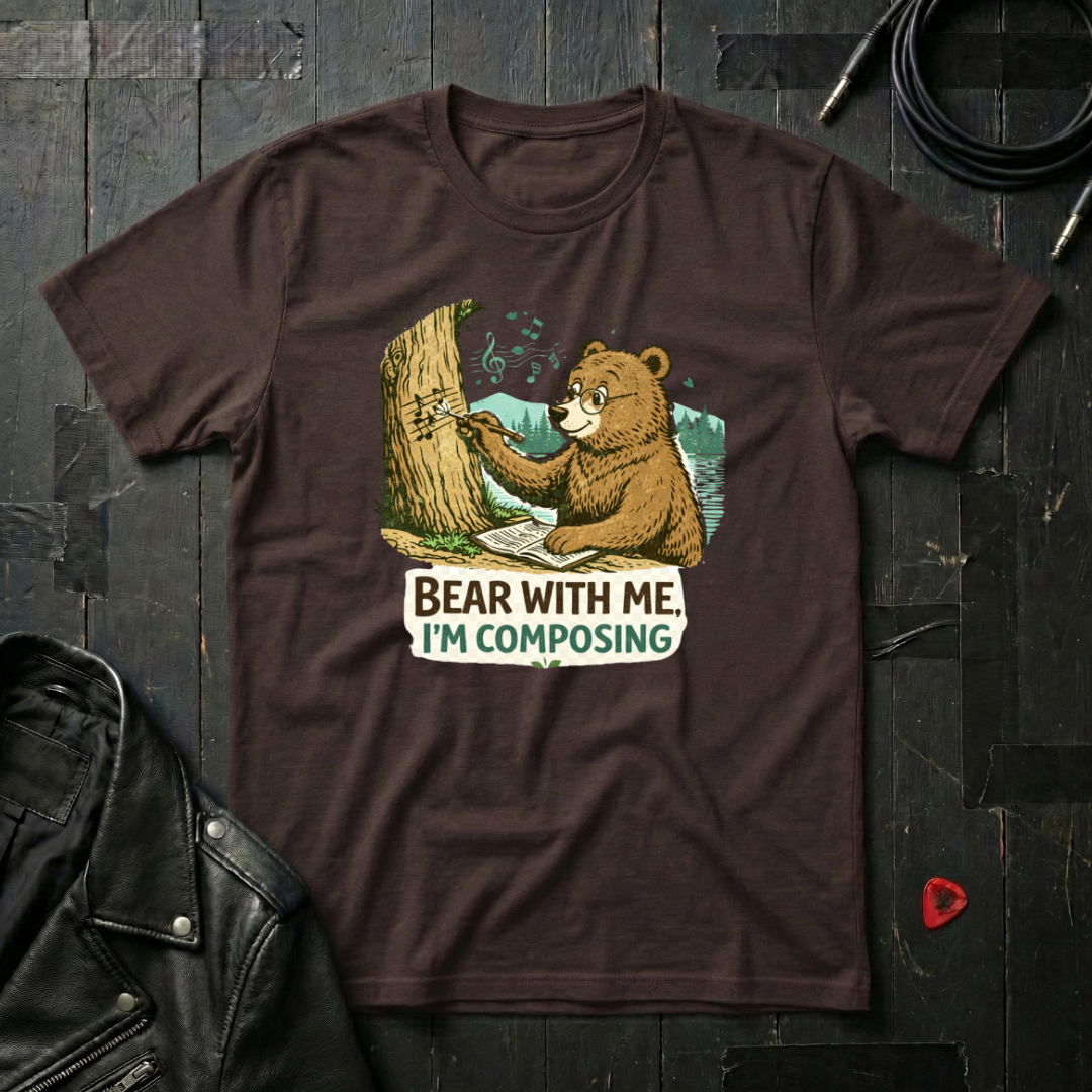 Bear With Me I'm Composing T-Shirt