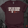 Vinyl Every Day T-Shirt - Dark Chocolate - T-Shirt