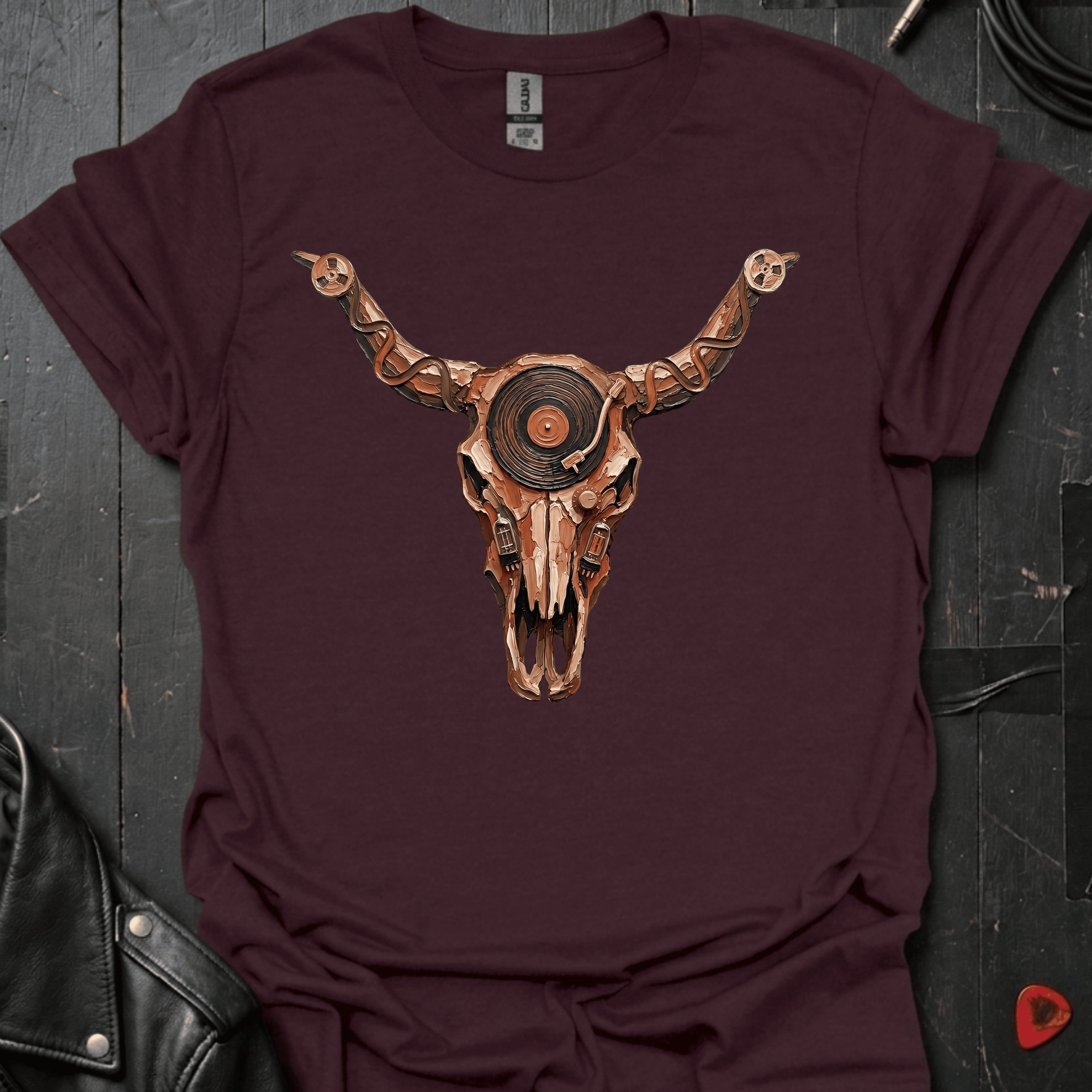 Bone Deep Sound T-Shirt - Dark Chocolate - T-Shirt