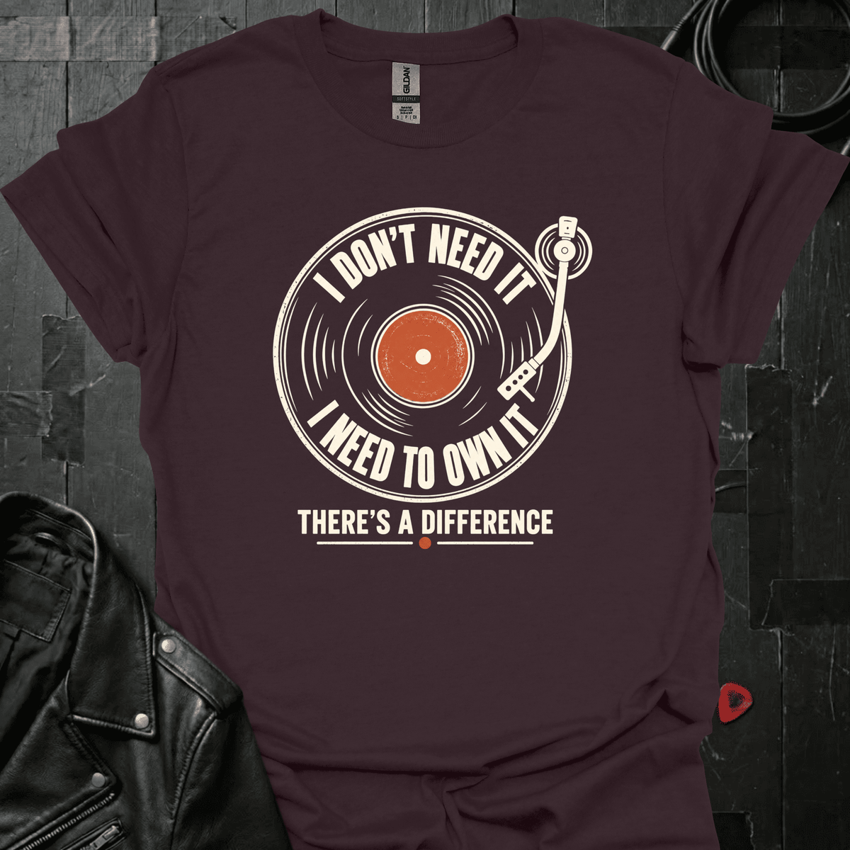 Record Collector Logic T-Shirt - Dark Chocolate - T-Shirt