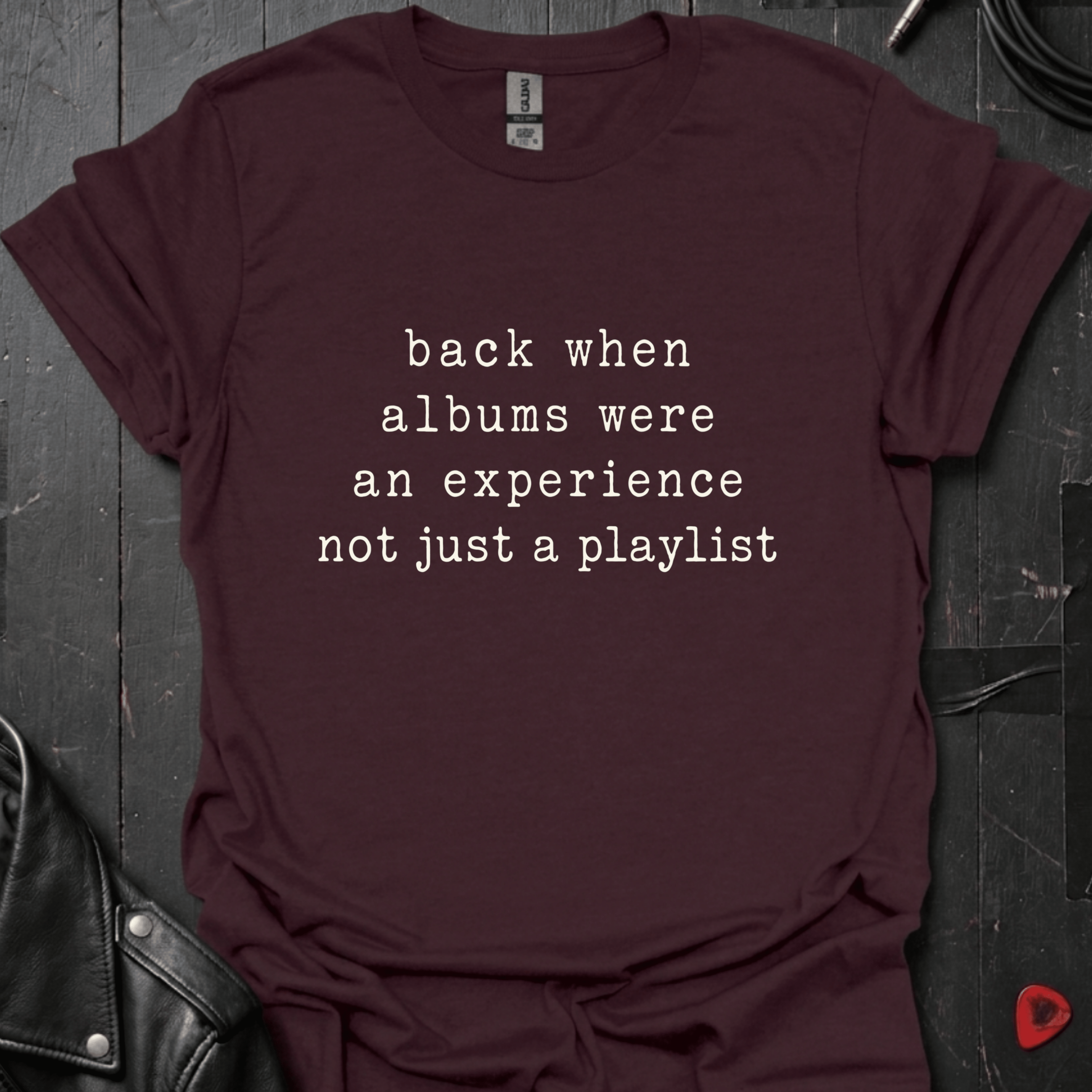 Albums Were An Experience T-Shirt - Dark Chocolate - T-Shirt