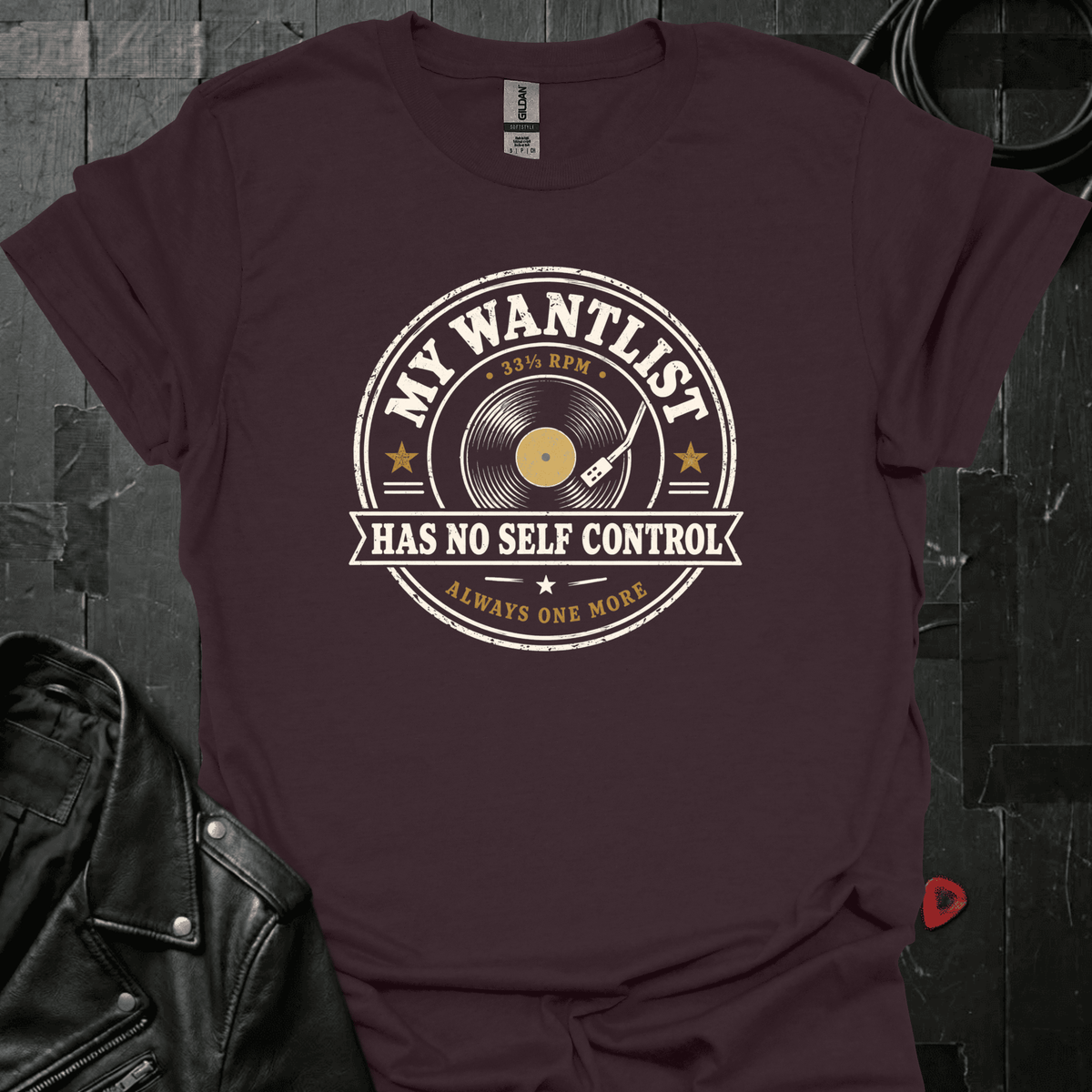 No Self Control T-Shirt - Dark Chocolate - T-Shirt