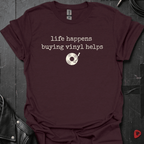 Life Happens T-Shirt - Dark Chocolate - T-Shirt