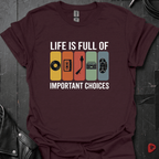 Important Choices T-Shirt - Dark Chocolate - T-Shirt