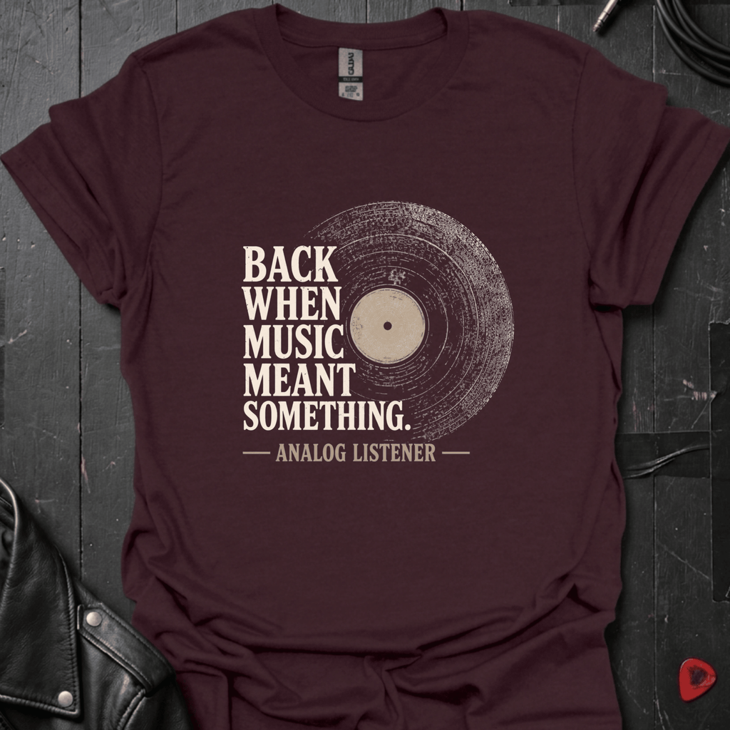 Analog Listener T-Shirt - Dark Chocolate - T-Shirt