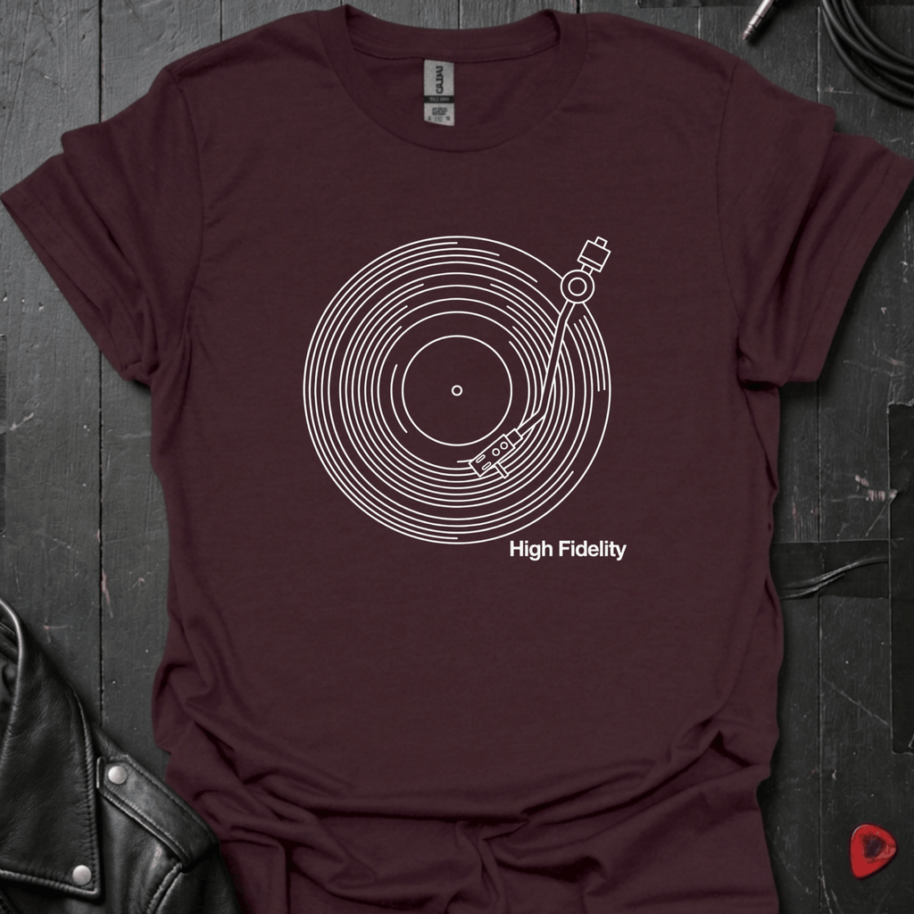 Line Art Turntable T-Shirt