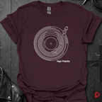 Line Art Turntable T-Shirt