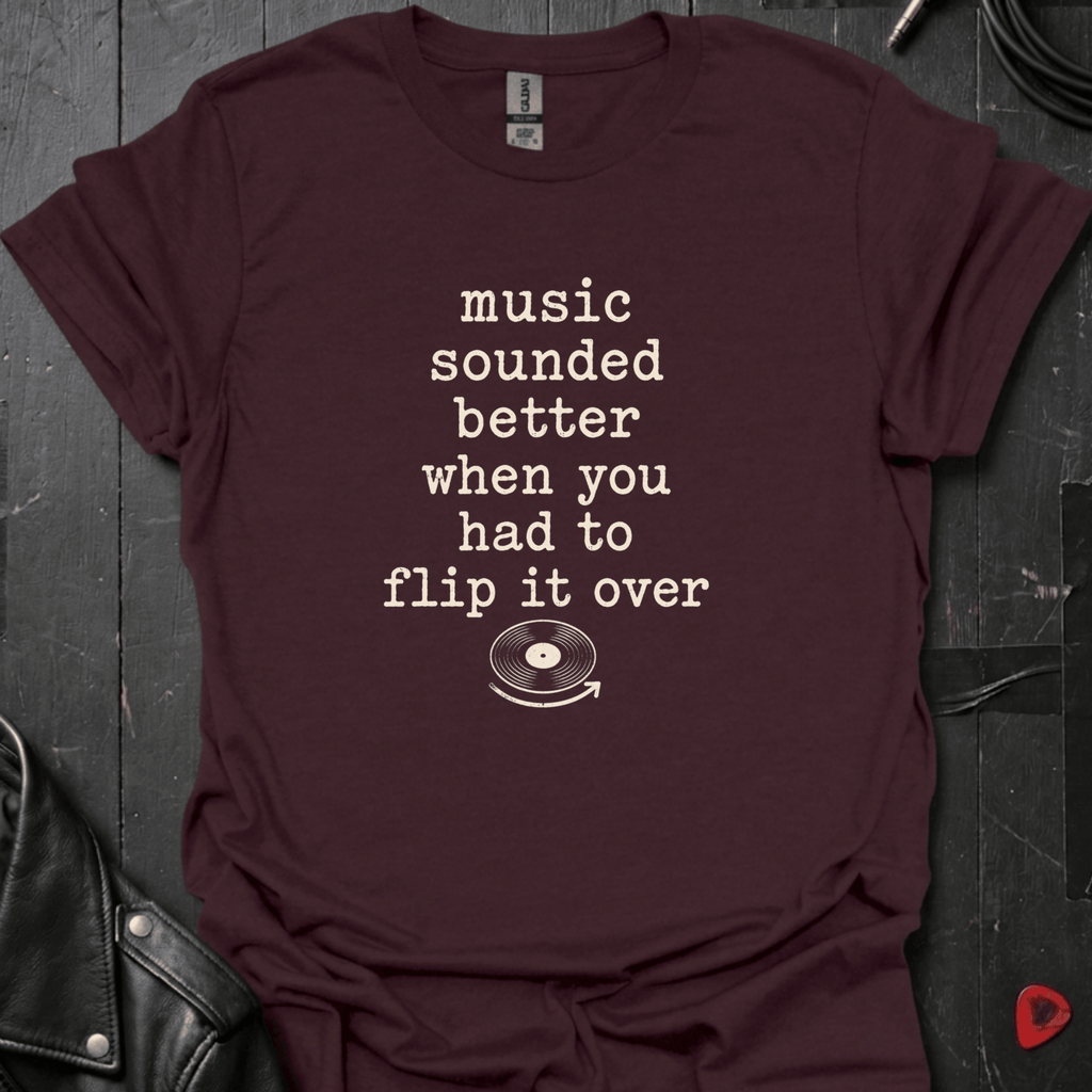 Flip It Over T-Shirt - Dark Chocolate - T-Shirt