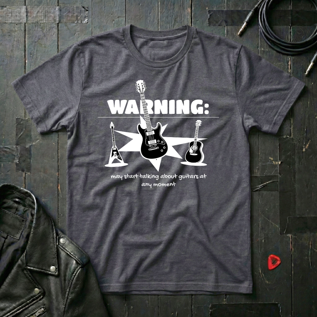 May Start Talking About Guitars T-Shirt
