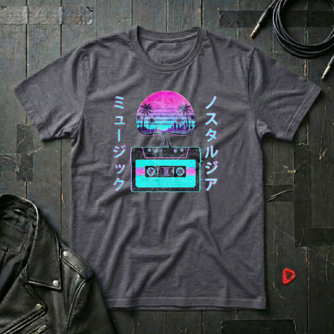 Neon Nostalgia Vaporwave T-Shirt