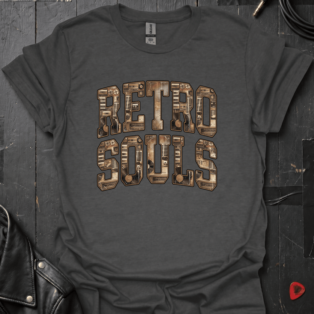 Retro Souls T-Shirt - Dark Heather - T-Shirt