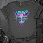 Retro Synthwave Keyboard T-Shirt - Dark Heather - T-Shirt