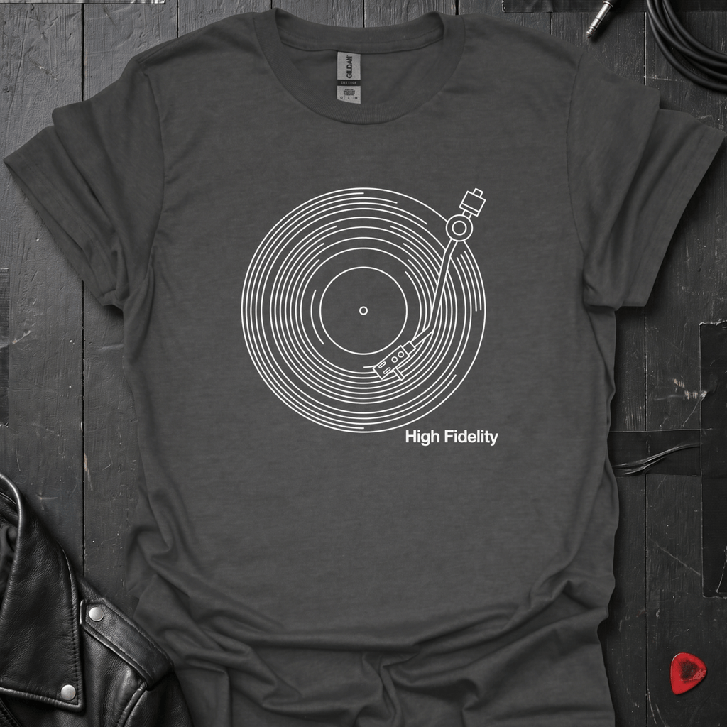 Line Art Turntable T-Shirt