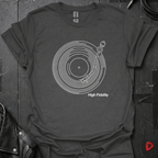 Line Art Turntable T-Shirt