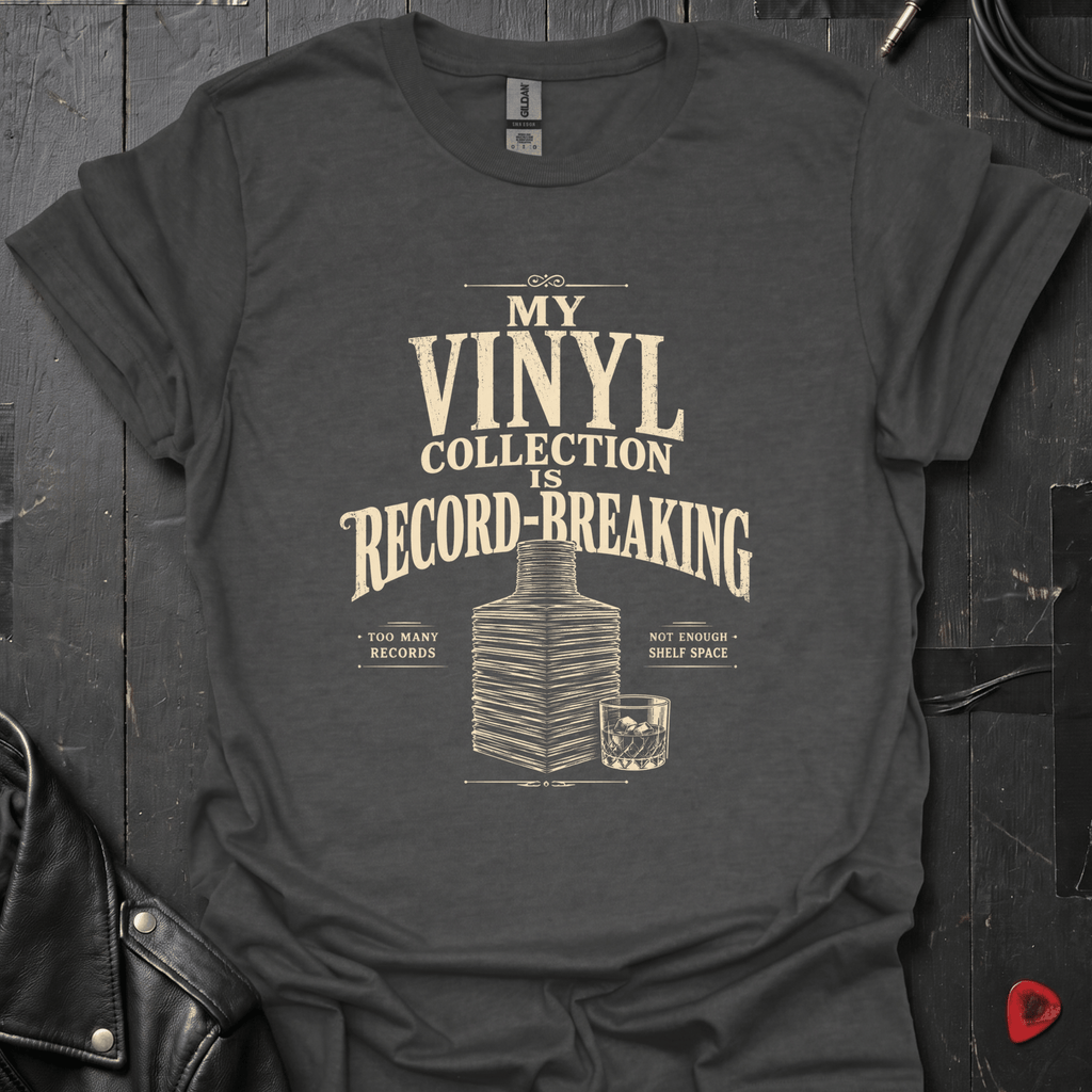 My Vinyl Collection T-Shirt - Dark Heather - T-Shirt