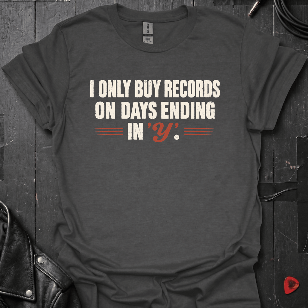 Vinyl Every Day T-Shirt - Dark Heather - T-Shirt