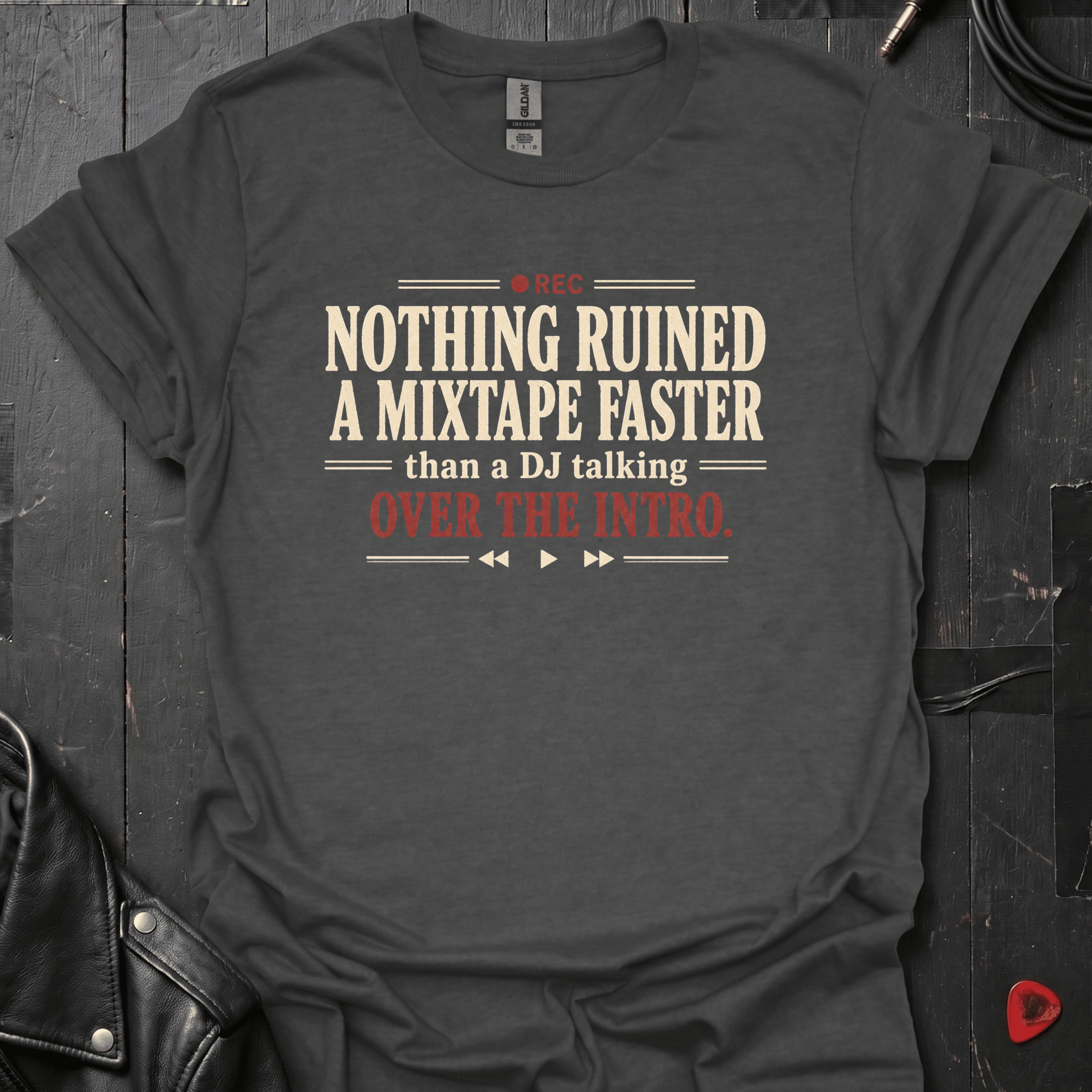 DJ Review T-Shirt - Dark Heather - T-Shirt