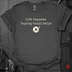 Life Happens T-Shirt - Dark Heather - T-Shirt