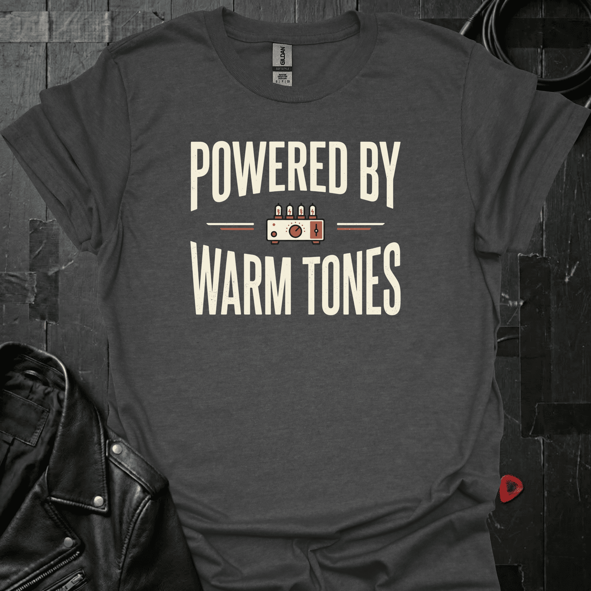Powered By Warm Tones T-Shirt - Dark Heather - T-Shirt