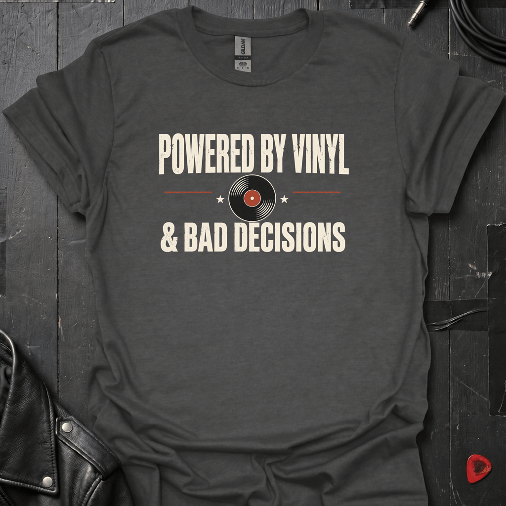 Powered By Vinyl T-Shirt