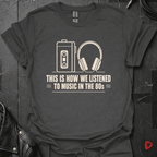 80's Listening Experience T-Shirt - Dark Heather - T-Shirt