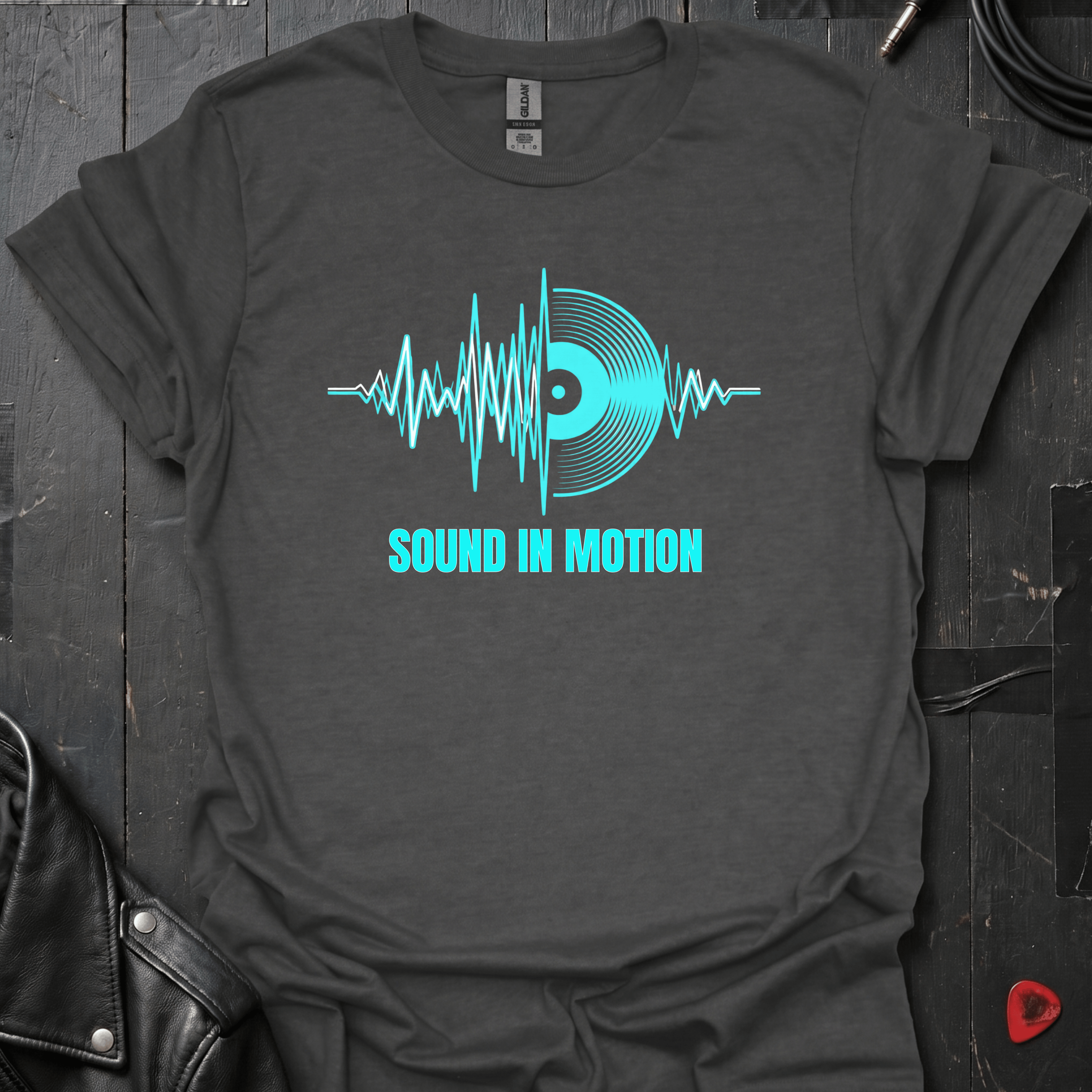 Sound In Motion T-Shirt - Dark Heather - T-Shirt