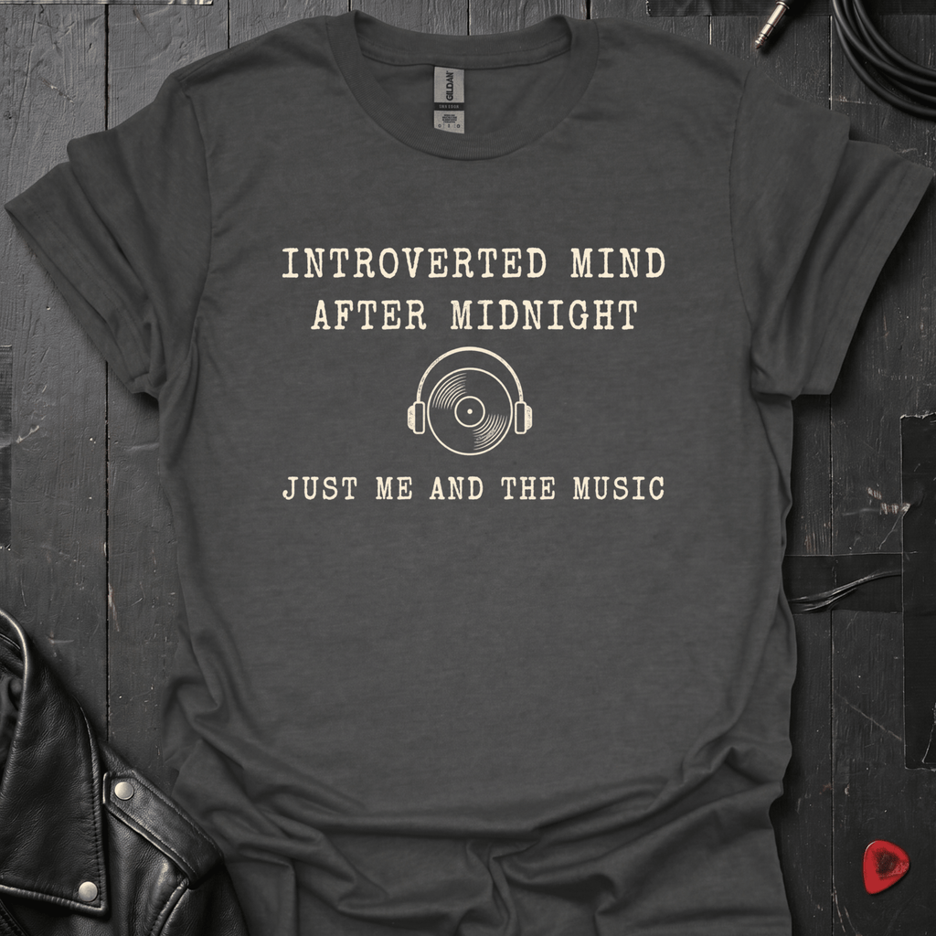 Introverted Mind T-Shirt - Dark Heather - T-Shirt