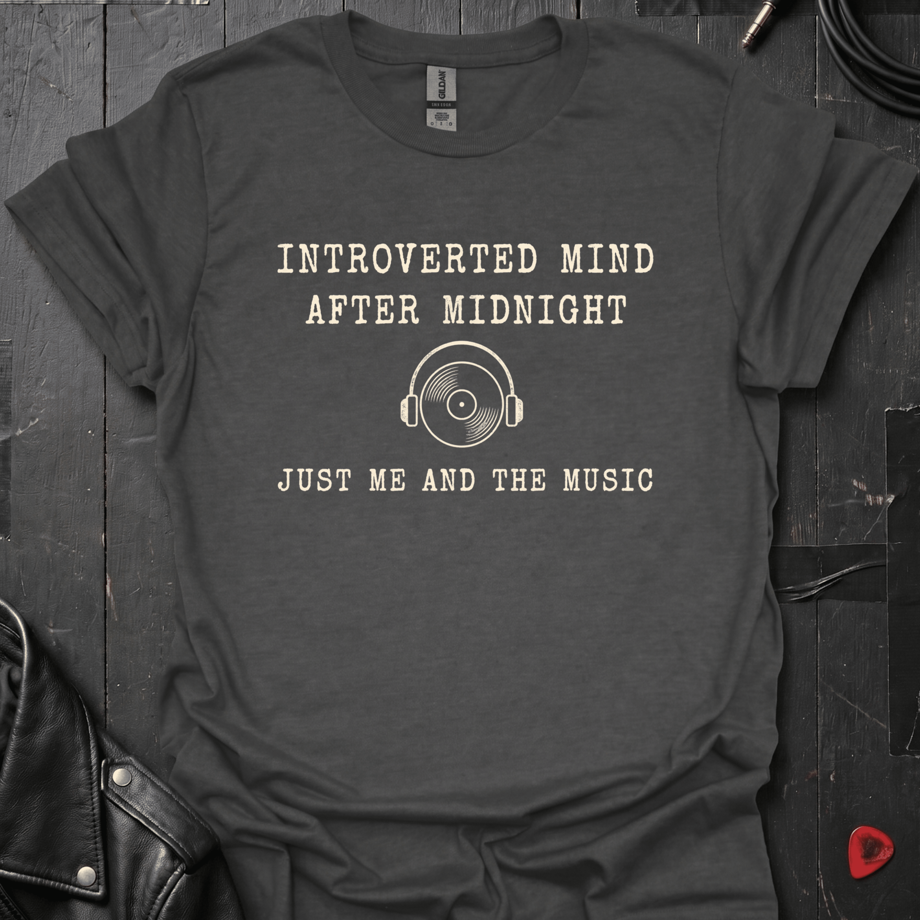 Introverted Mind T-Shirt - Dark Heather - T-Shirt