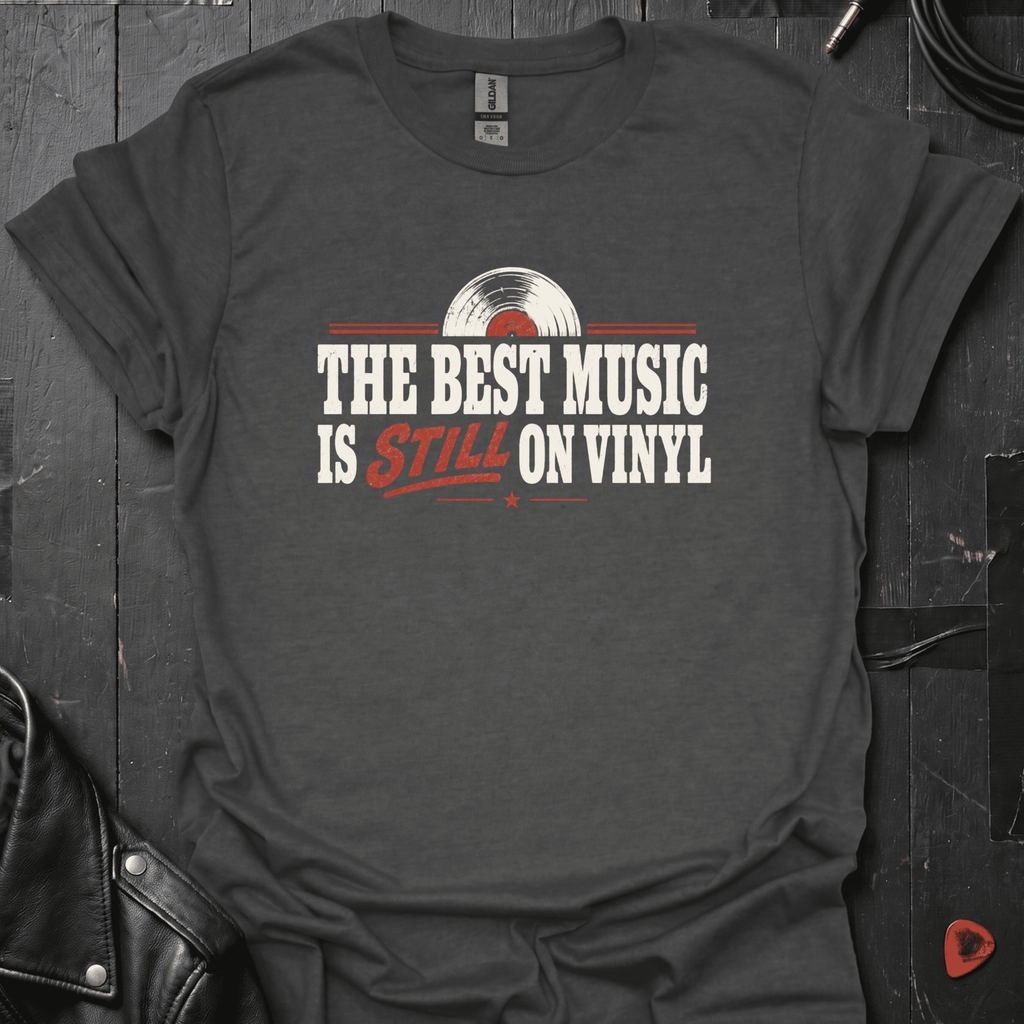 Best On Vinyl T-Shirt - Dark Heather - T-Shirt