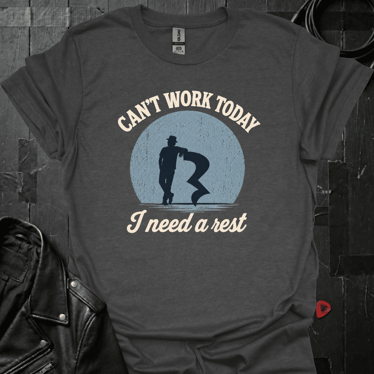I Need A Rest T-Shirt - Dark Heather - T-Shirt