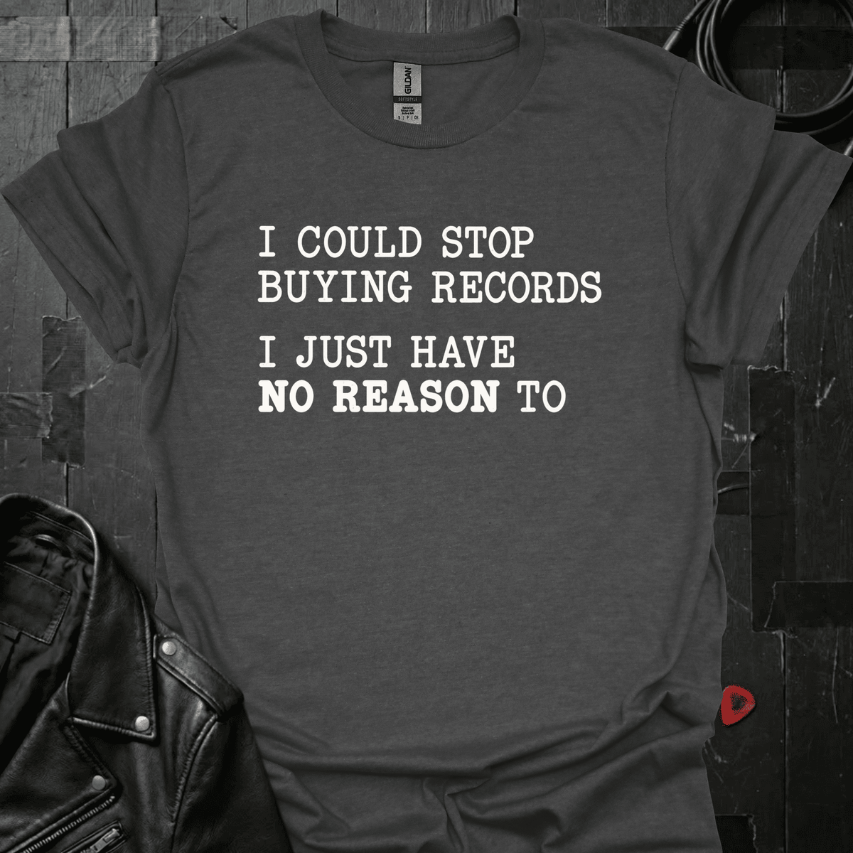 Could Stop Buying Records T-Shirt - S - T-Shirt
