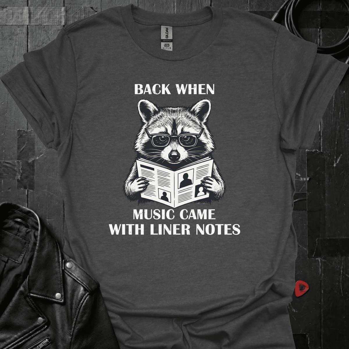 Reading Liner Notes T-Shirt - Dark Heather - T-Shirt