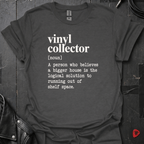 Vinyl Collector Definition T-Shirt - Dark Heather - T-Shirt