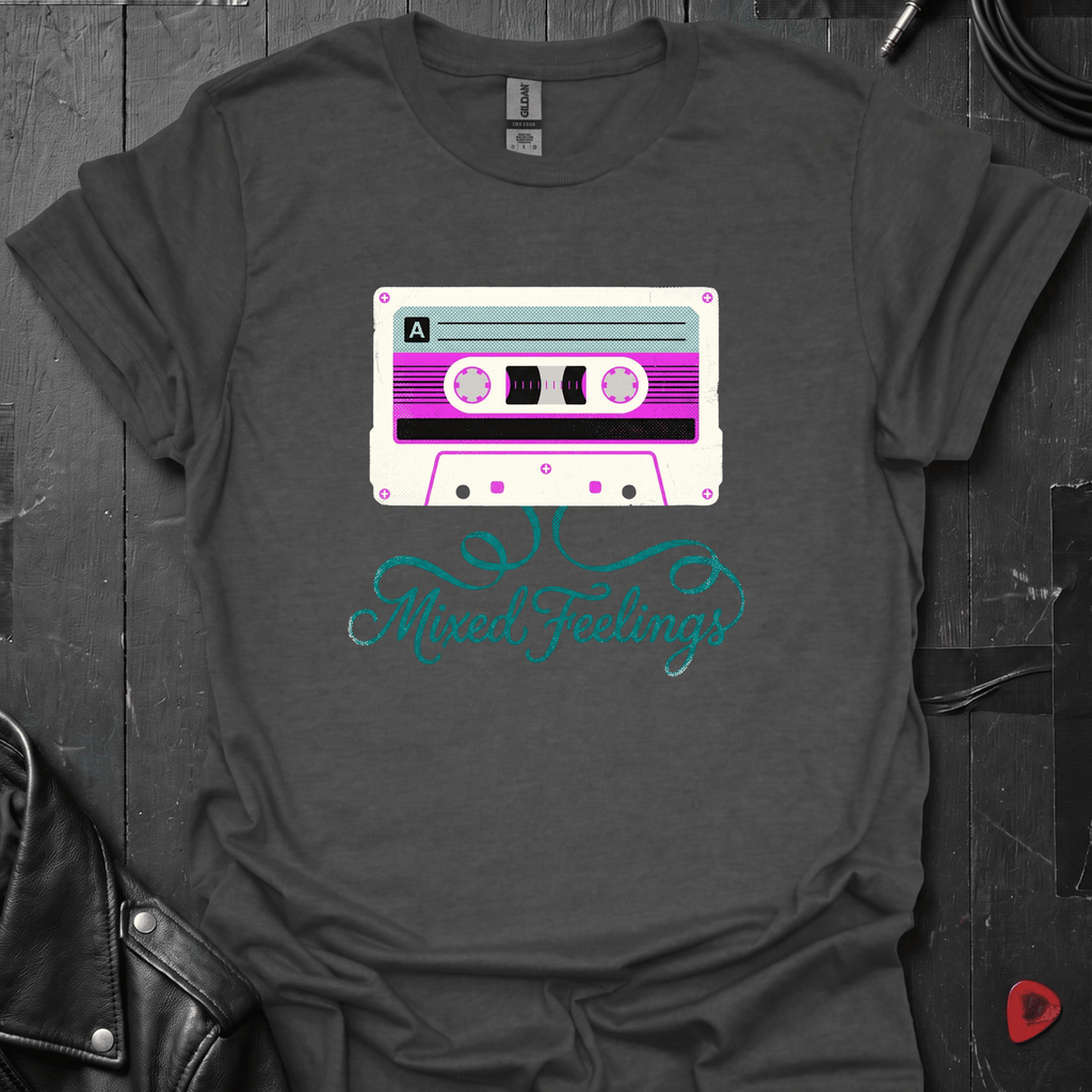 Mixtape Emotions T-Shirt - Dark Heather - T-Shirt