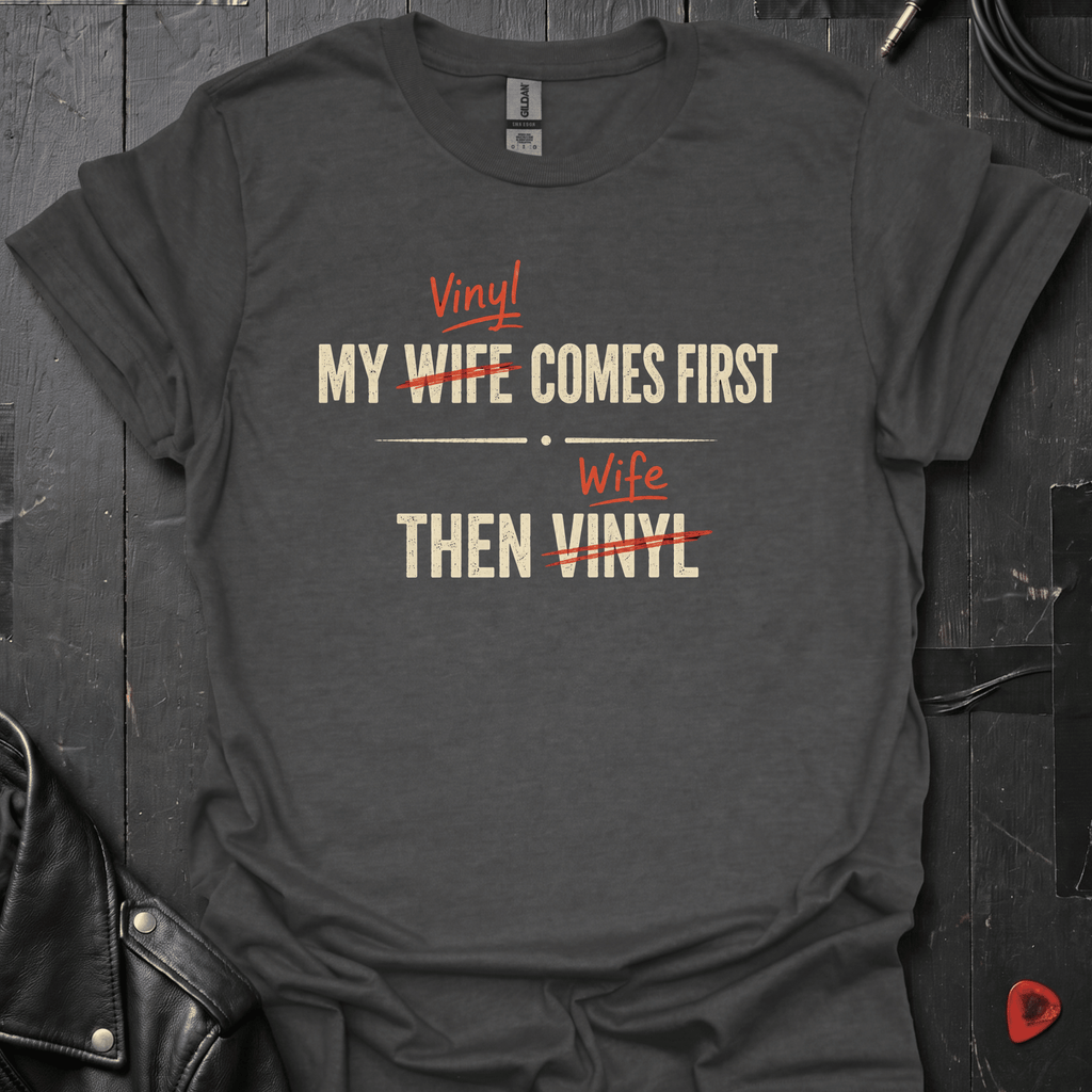 Love My Vinyl T-Shirt - Dark Heather - T-Shirt