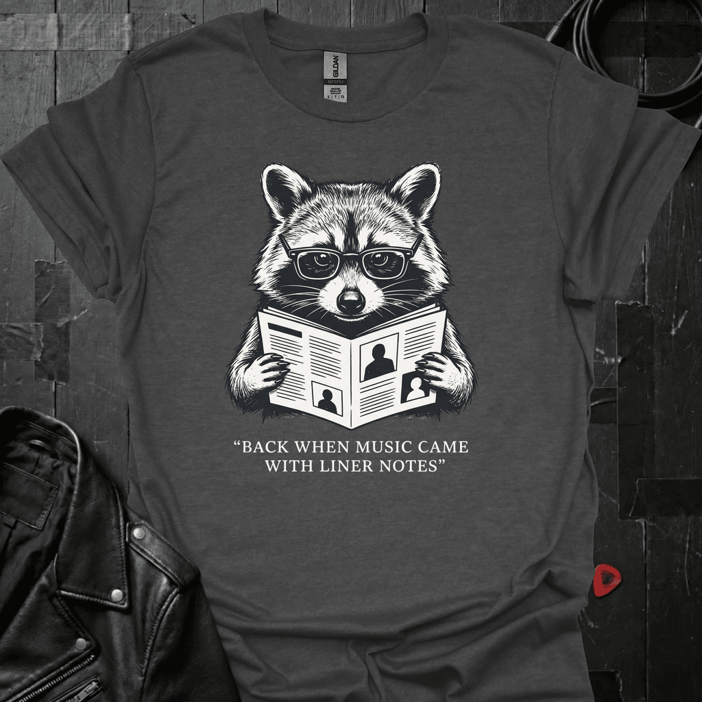 Reading Liner Notes T-Shirt - Dark Heather - T-Shirt
