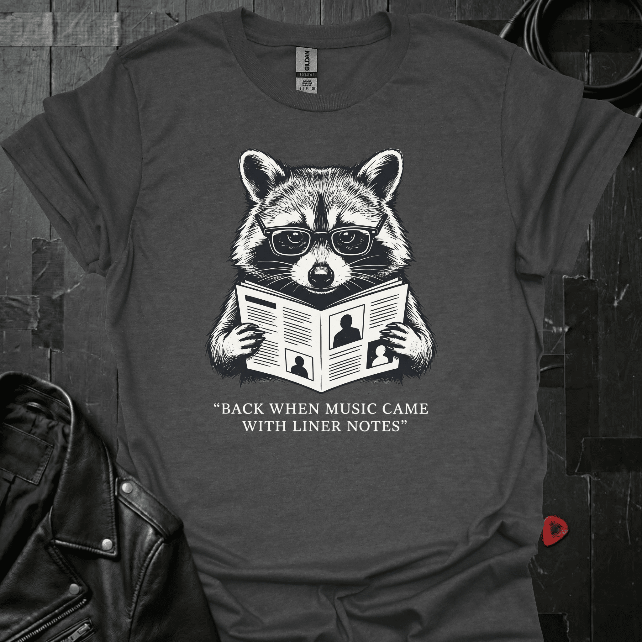 Reading Liner Notes T-Shirt - Dark Heather - T-Shirt